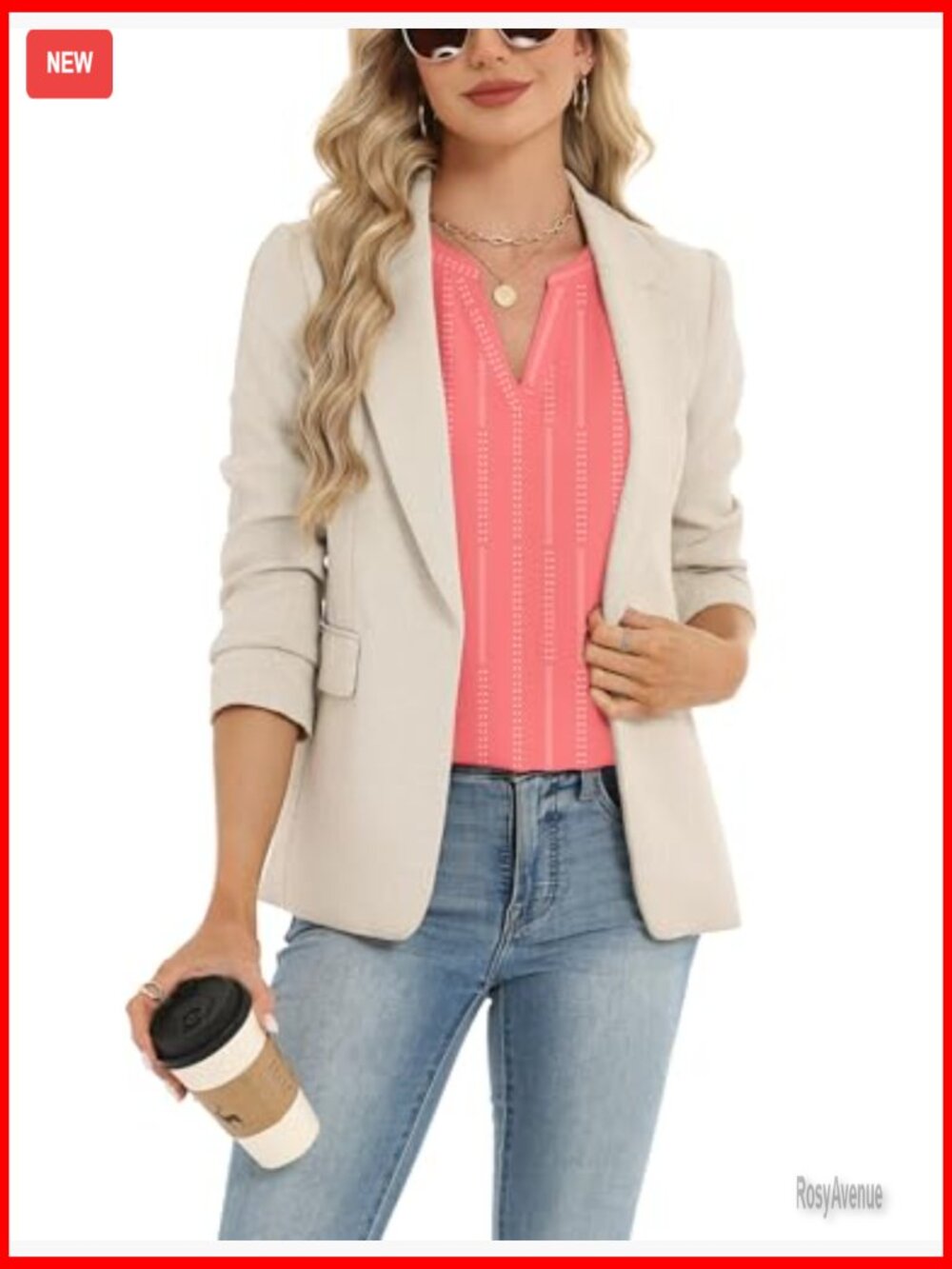 Womens Dressy Casual Blouse Short Sleeve V Neck Work Top Flowy Chiffon Shirt - Picture 3 of 7